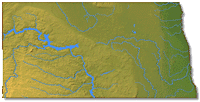 North Dakota Map
